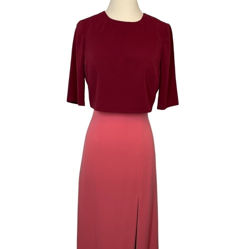Jill Jill Stuart Full Length Formal Gown Open Back Side Slit NWT Sz 2